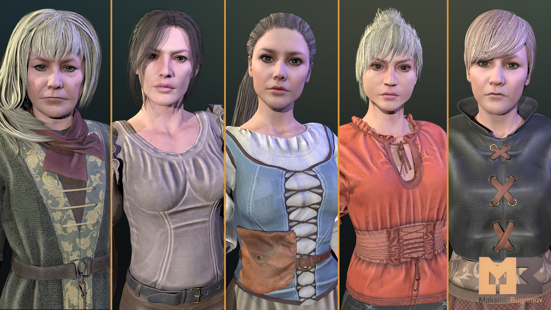 NPC Characters Female (Pack) | Fab