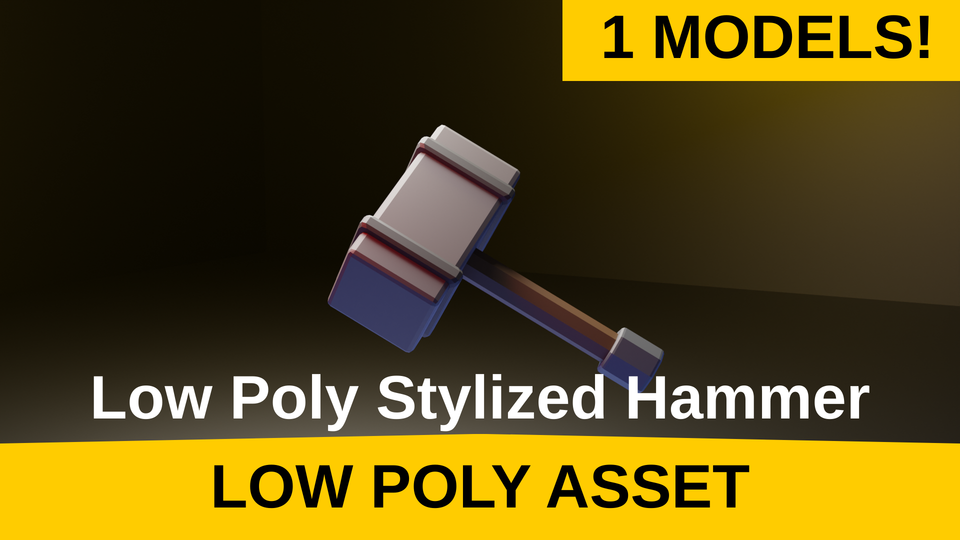 Stylized Low Poly Hammer – Game Ready Tool Prop | Fab