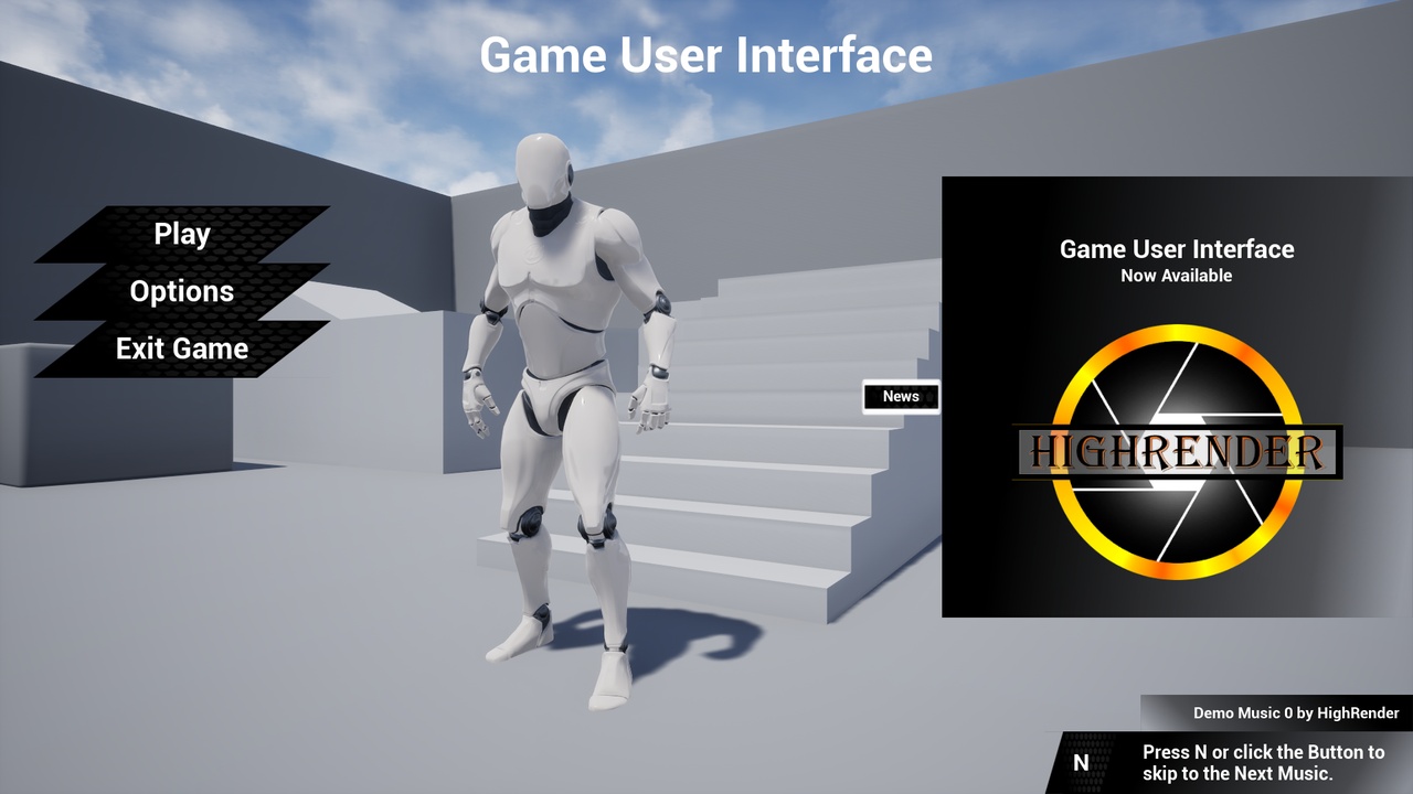 Media 1 for listing Game User Interface