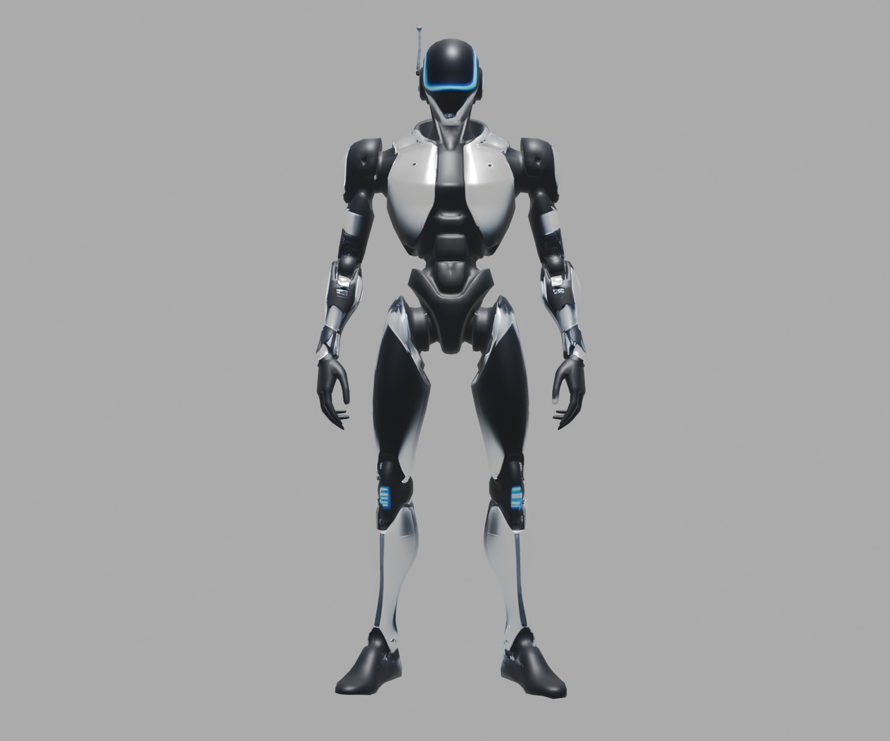 Sci-Fi Humanoid Robot Model | Fab