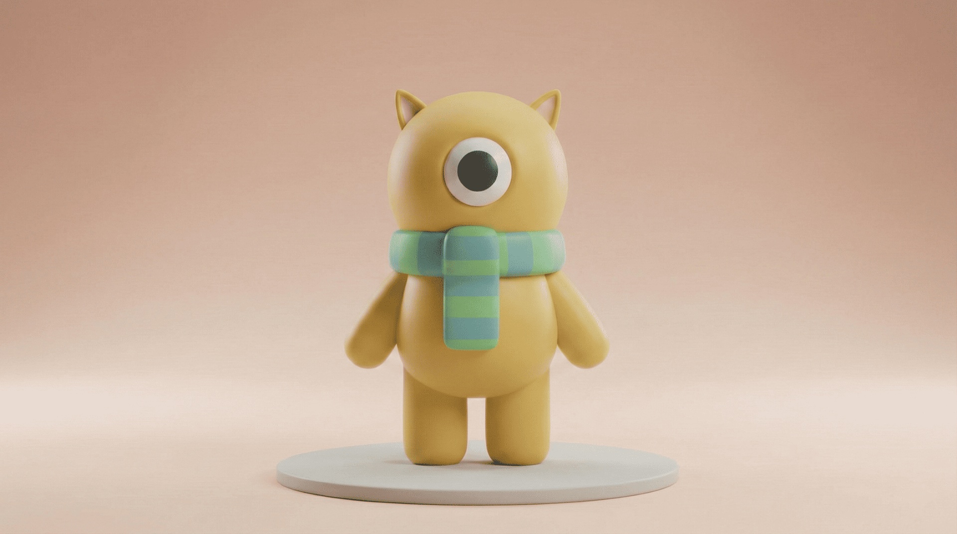 Media 1 for listing Stylized Cute Monster
