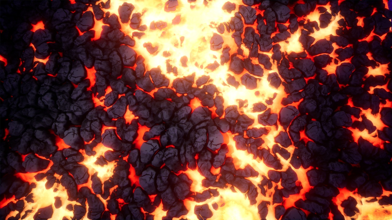 Media 1 for listing Stylized Lava-Rock Material Pack