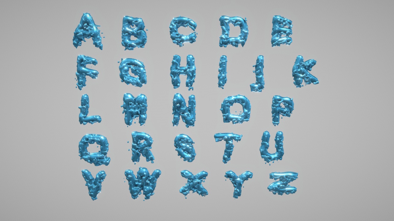 Media 1 for listing Water Liquid letters