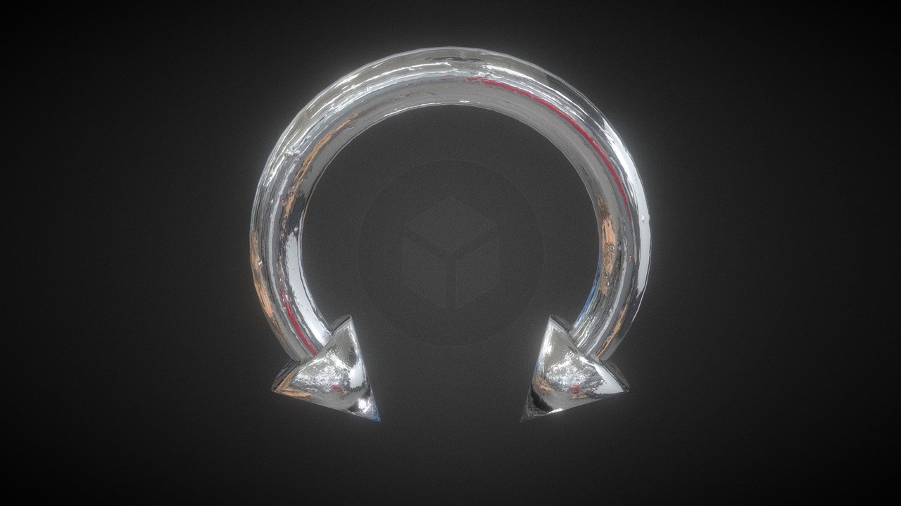 Media 1 for listing Pointy Nose Ring