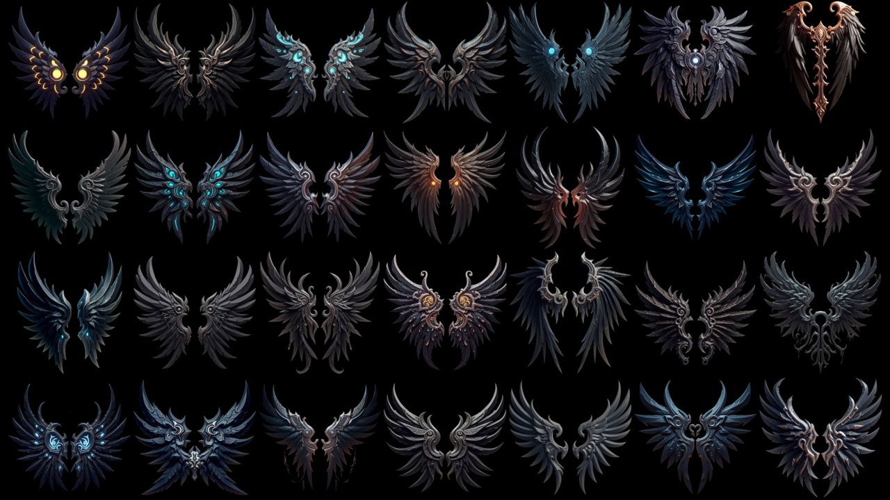 Media 1 for listing Hi-Def Wings - 500+ Sprites