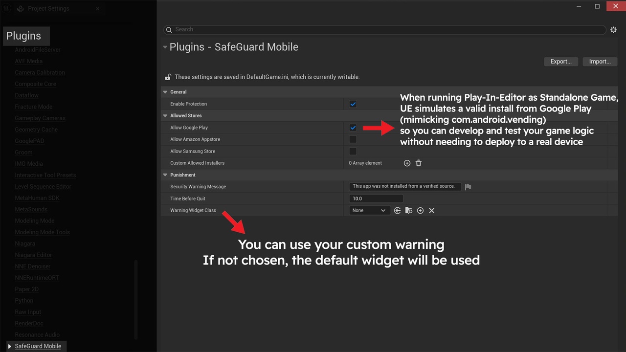 Media 1 for listing SafeGuard Mobile: Prevent Sideloading & Piracy