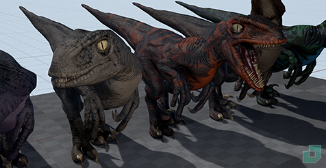 Raptor & T-Rex | Fab
