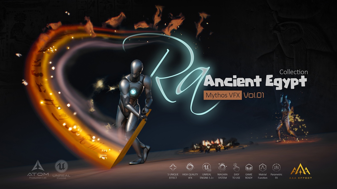 Media 1 for listing Ancient Egypt VFX: Ra - Mythos Vol. 001