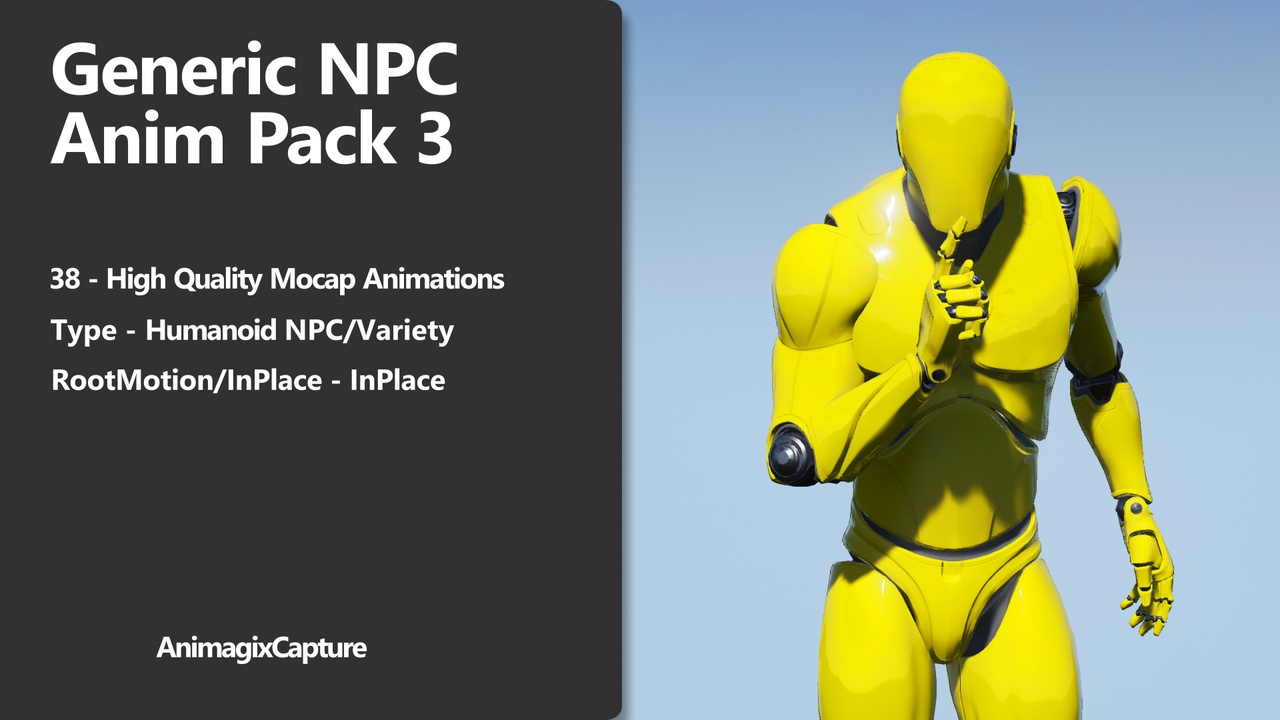 Media 1 for listing Generic NPC Anim Pack 3