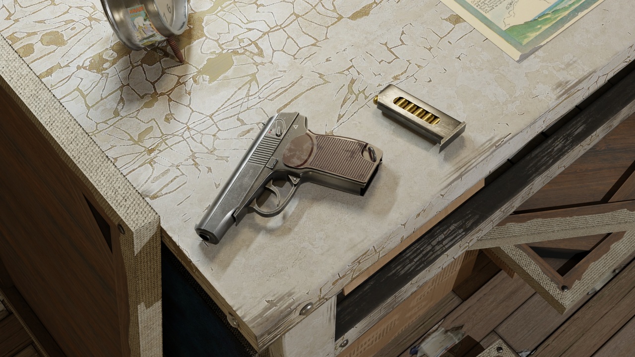 Media 1 for listing PM Makarov Pistol 3D Model