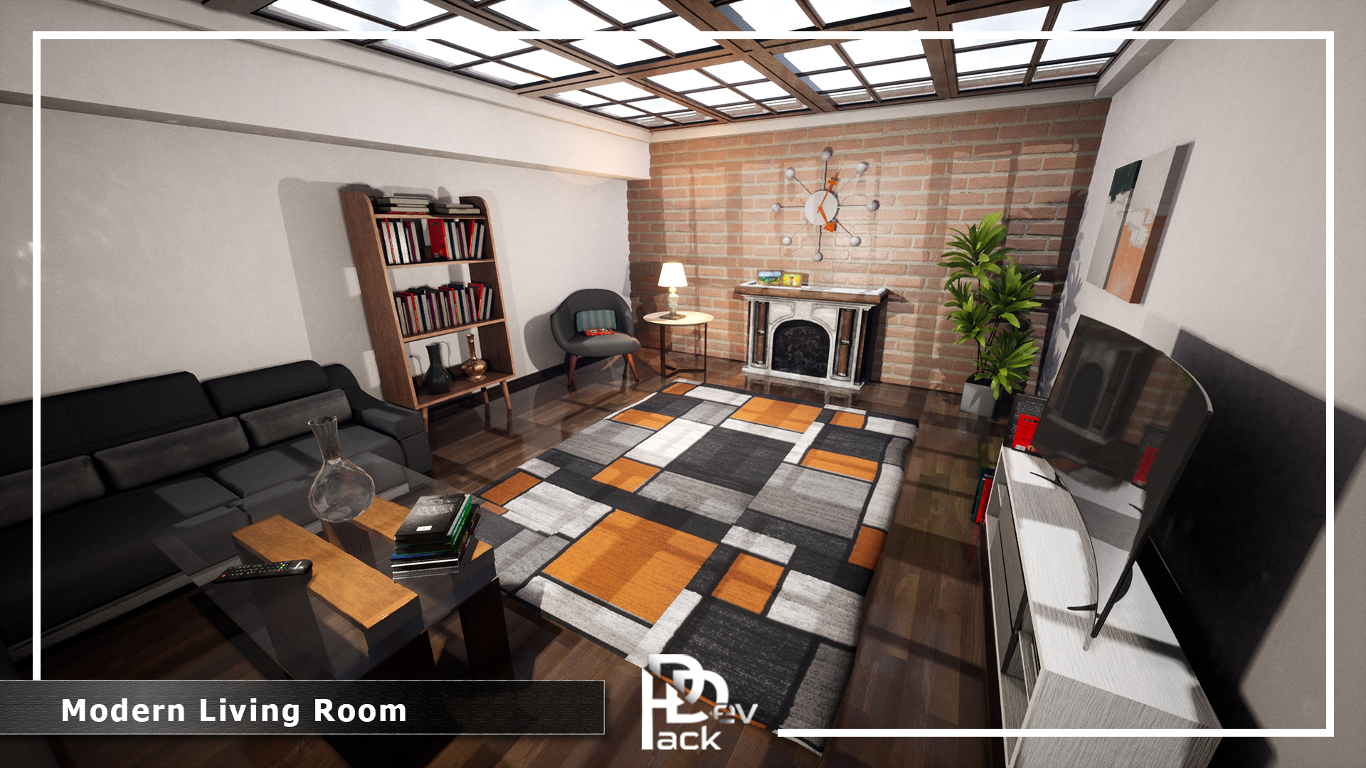 Modern Living Room / Furniture Package / 100+ Variations | Fab