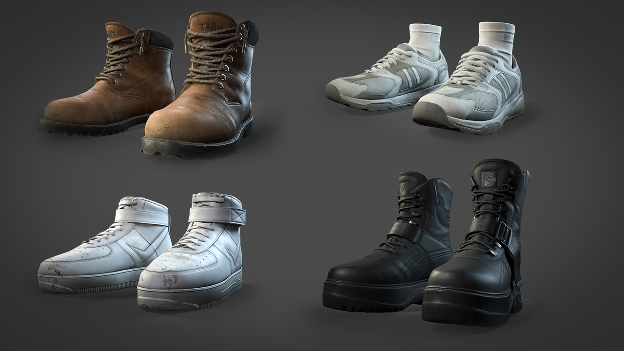 商品 Game-Ready model boot 的媒体 1