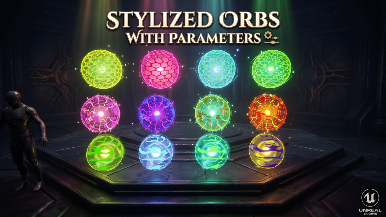 Media 1 for listing Stylized Orbs
