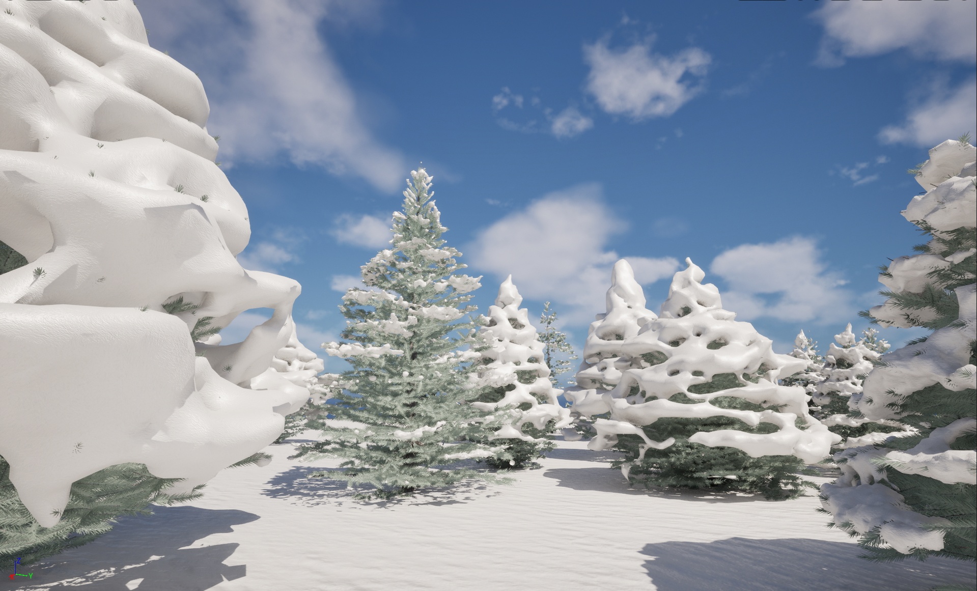 Media 1 for listing Nanite - Winter Snow Tree -Picea Pungens Baby Blue Eyes – Colorado Spruce