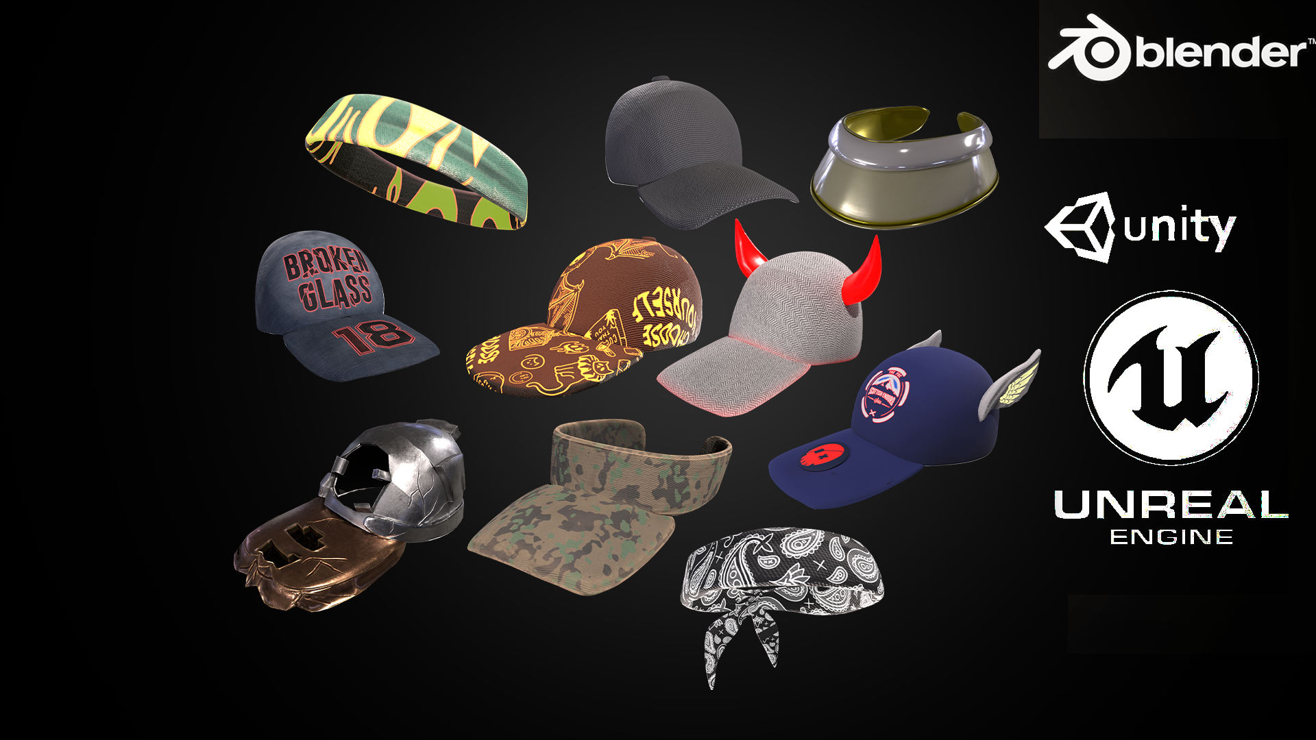 Caps Pack | Fab