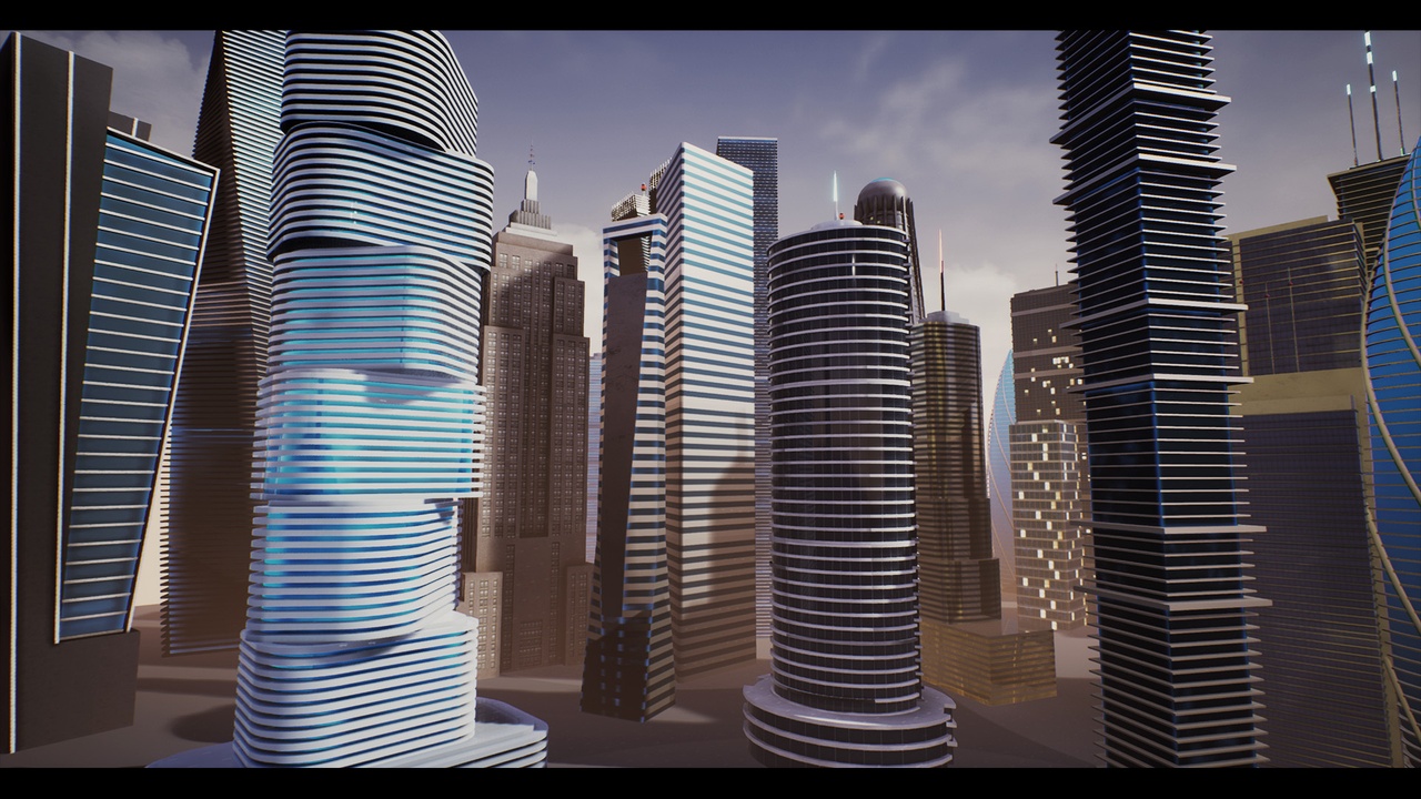 Media 1 for listing SkyScrapers / High Rise Buildings Modular Asset Pack ( Cyberpunk Building )