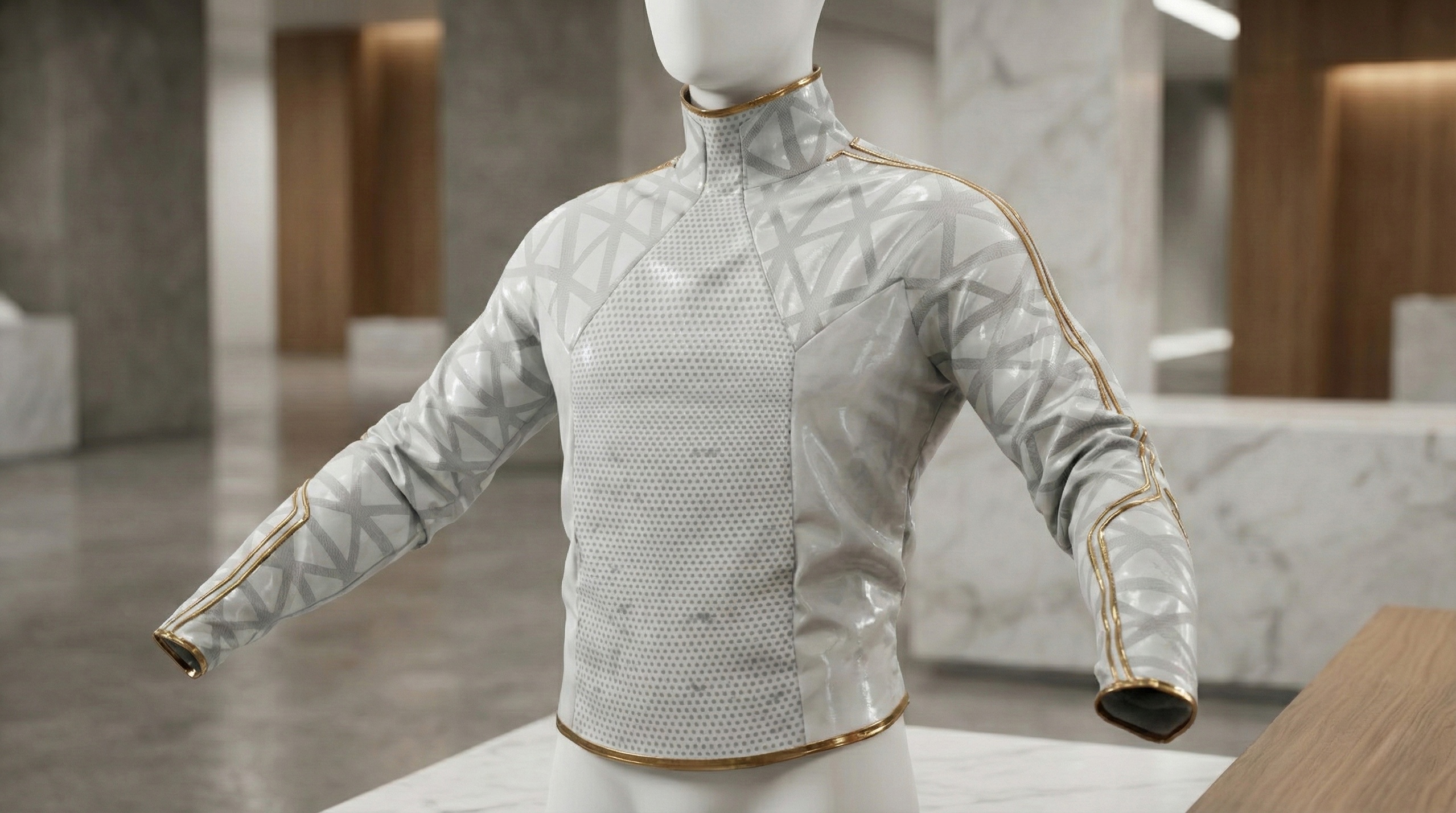 Media 1 for listing Futuristic Geometric Officer Uniform metahuman compatible