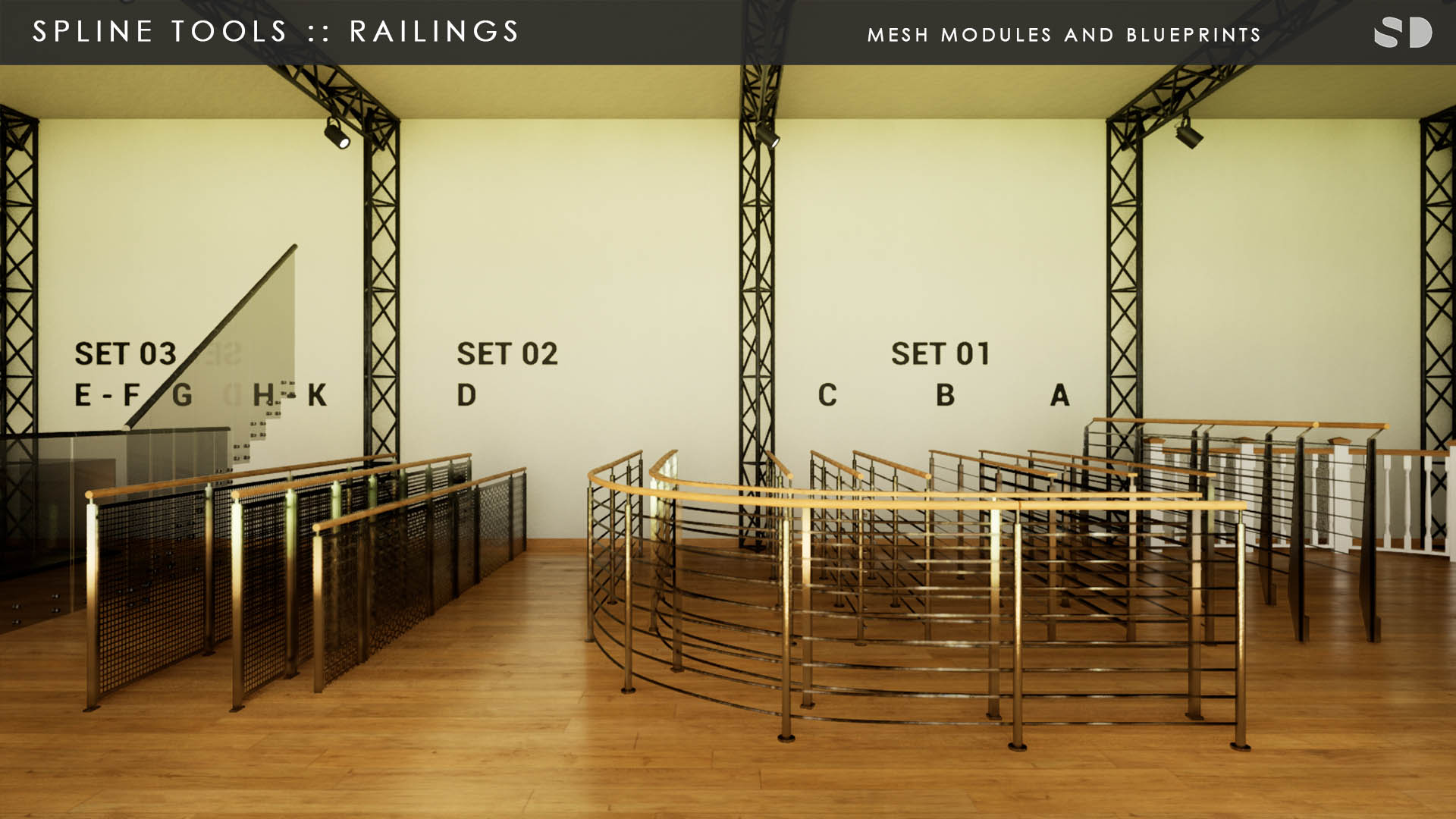 Spline Tools - Railings and Fences | Fab