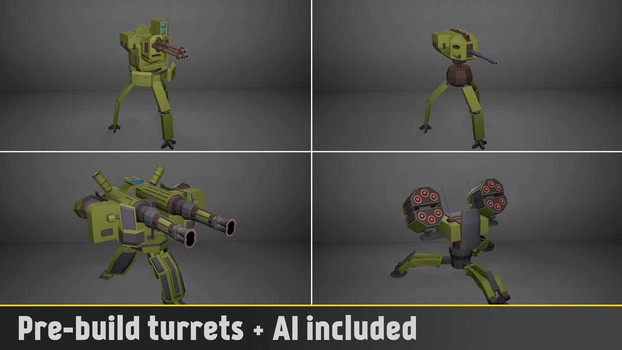 Media 1 for listing Modular Turrets Pack