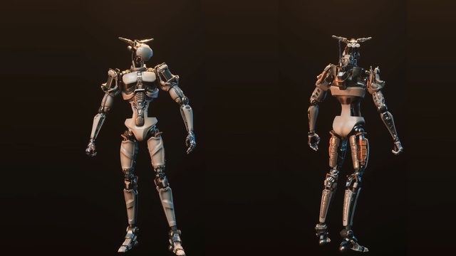 Sci Fi Samurai Rustning