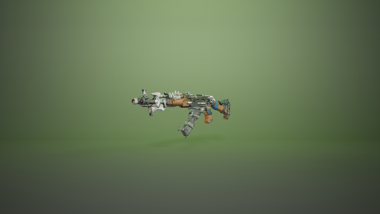 Media 1 for listing Steampunk AK Rifle - MK2
