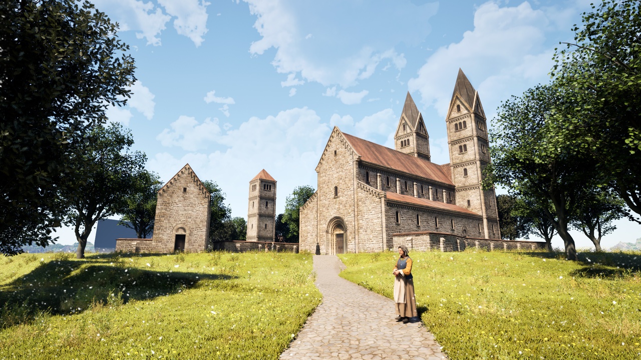 Media 1 for listing Modular Medieval Church Set - Low Poly PBR
