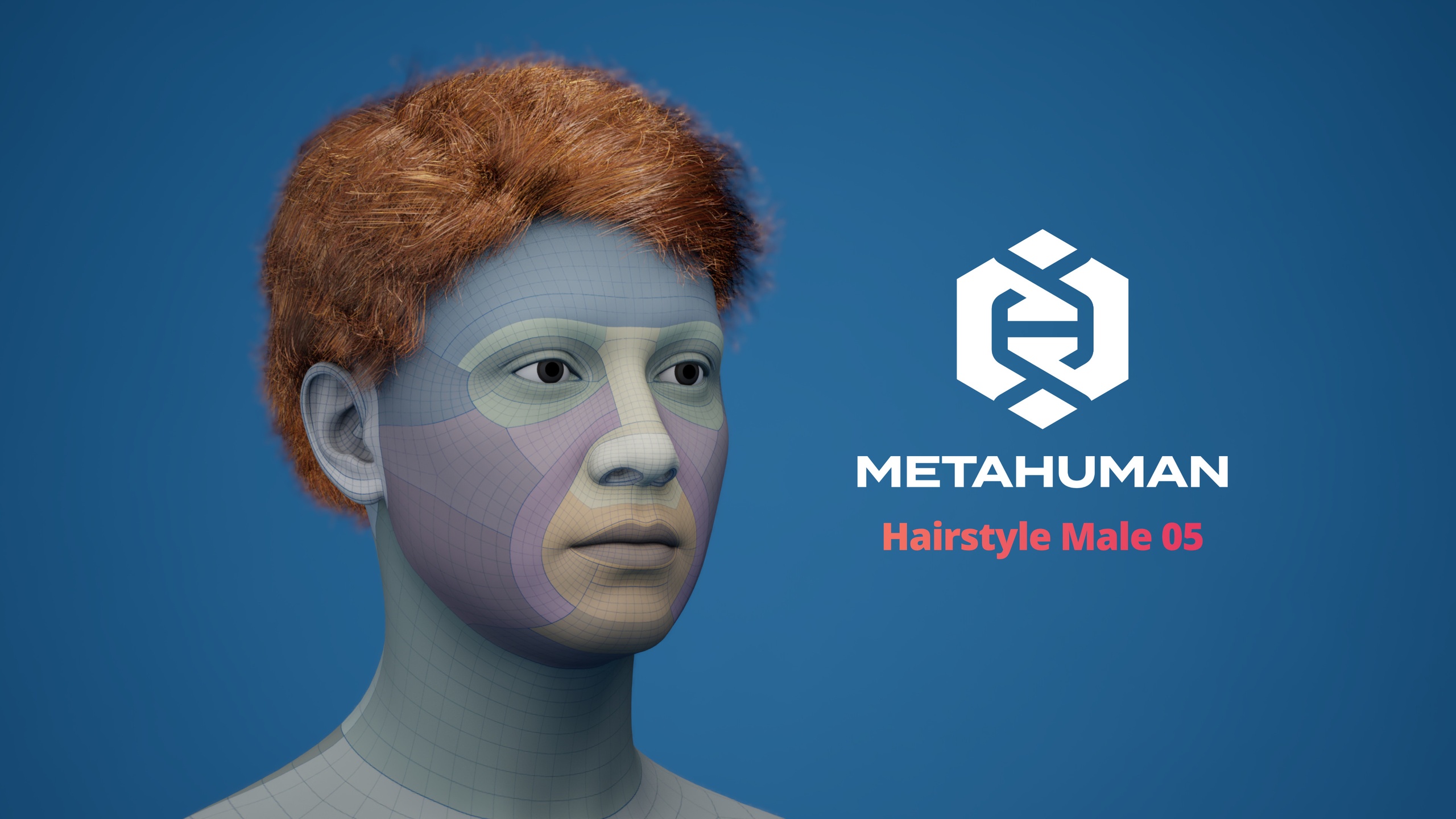 Media 1 for listing MetaHuman Hairstyle Male 05 Groom