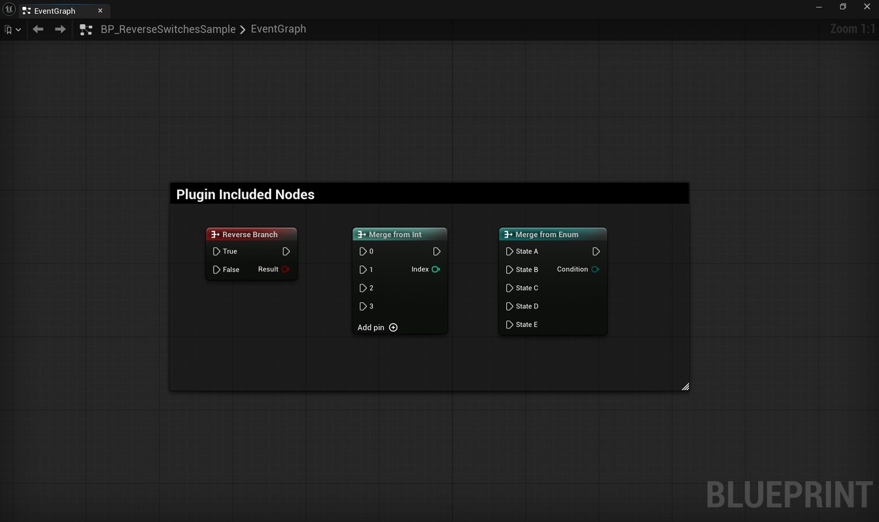 Media 1 for listing Reverse Switches - Reverse Flow Control Nodes for Blueprints