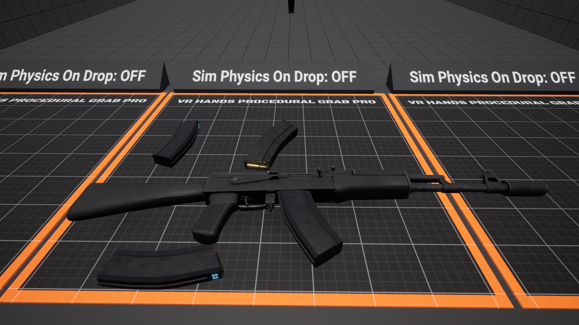 Media 1 for listing VR Hands Procedural Grab Pro: VR74 Rifle Add-On