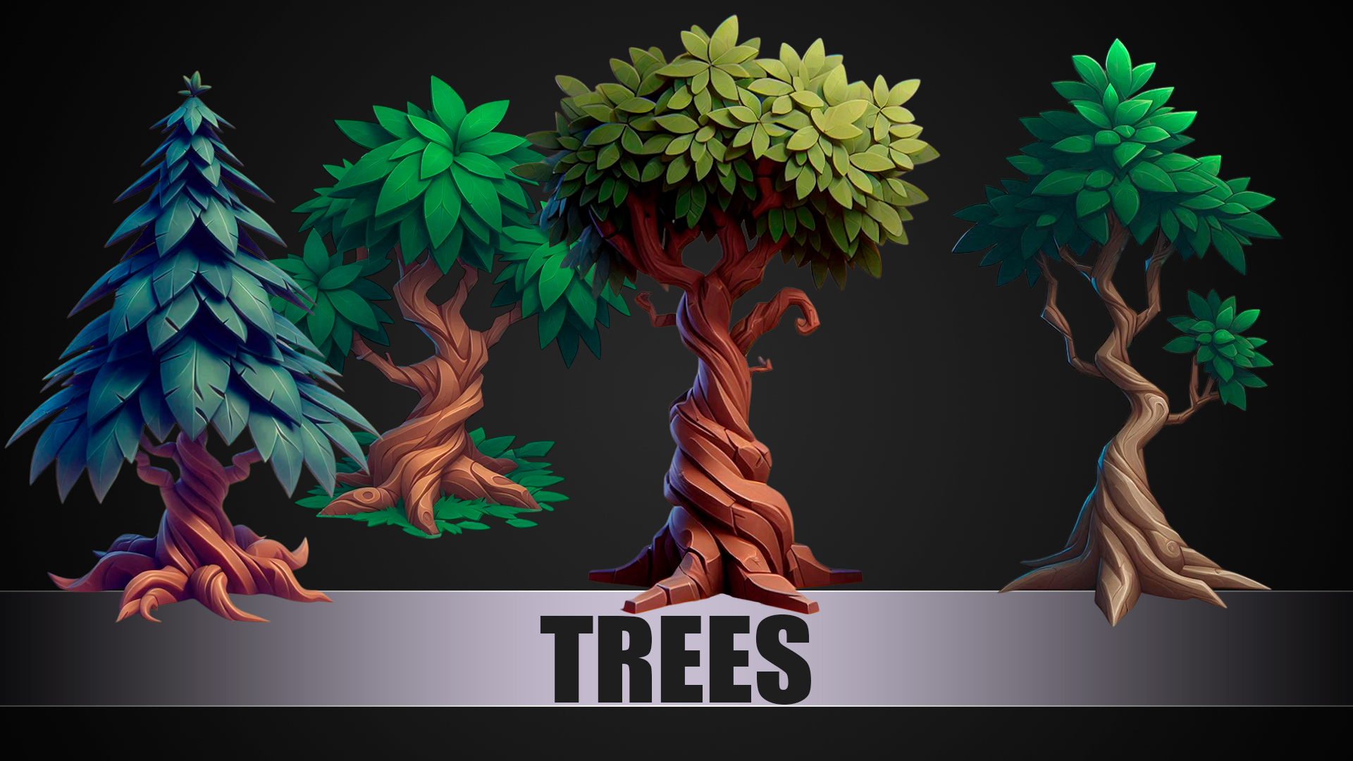 Trees 400+ Sprites | Fab