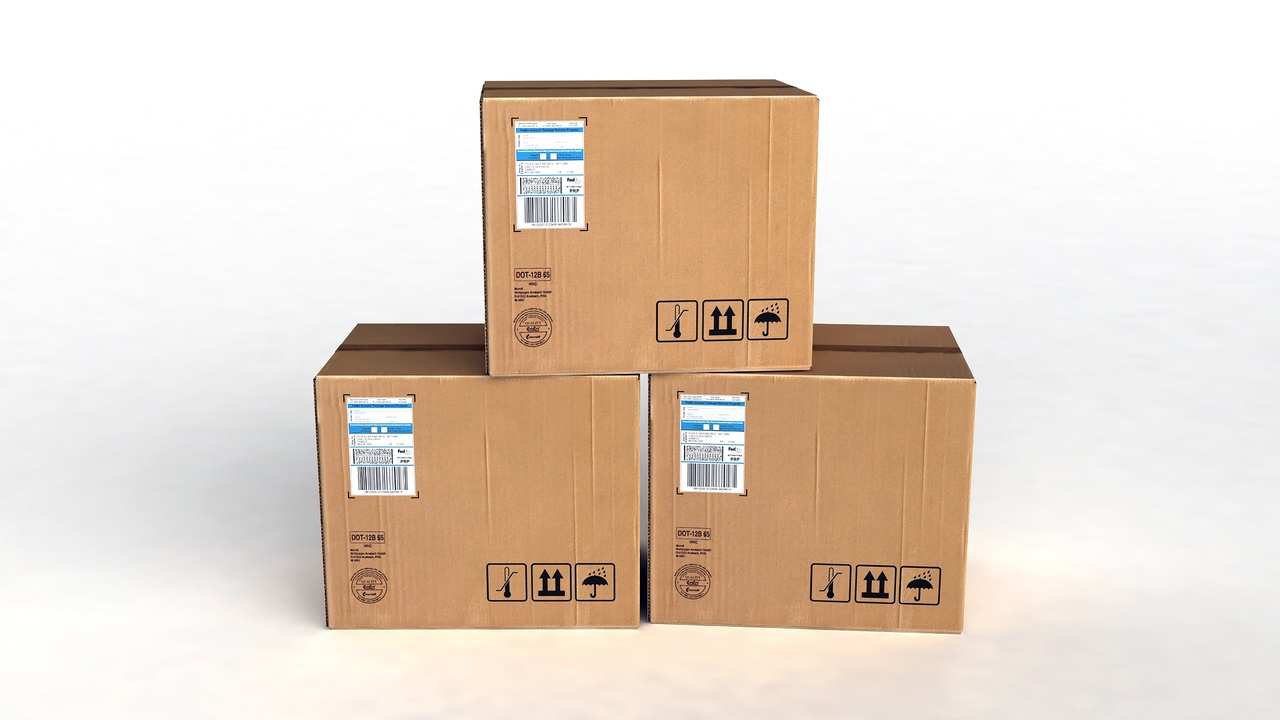 Media 1 for listing Cardboard Package Box