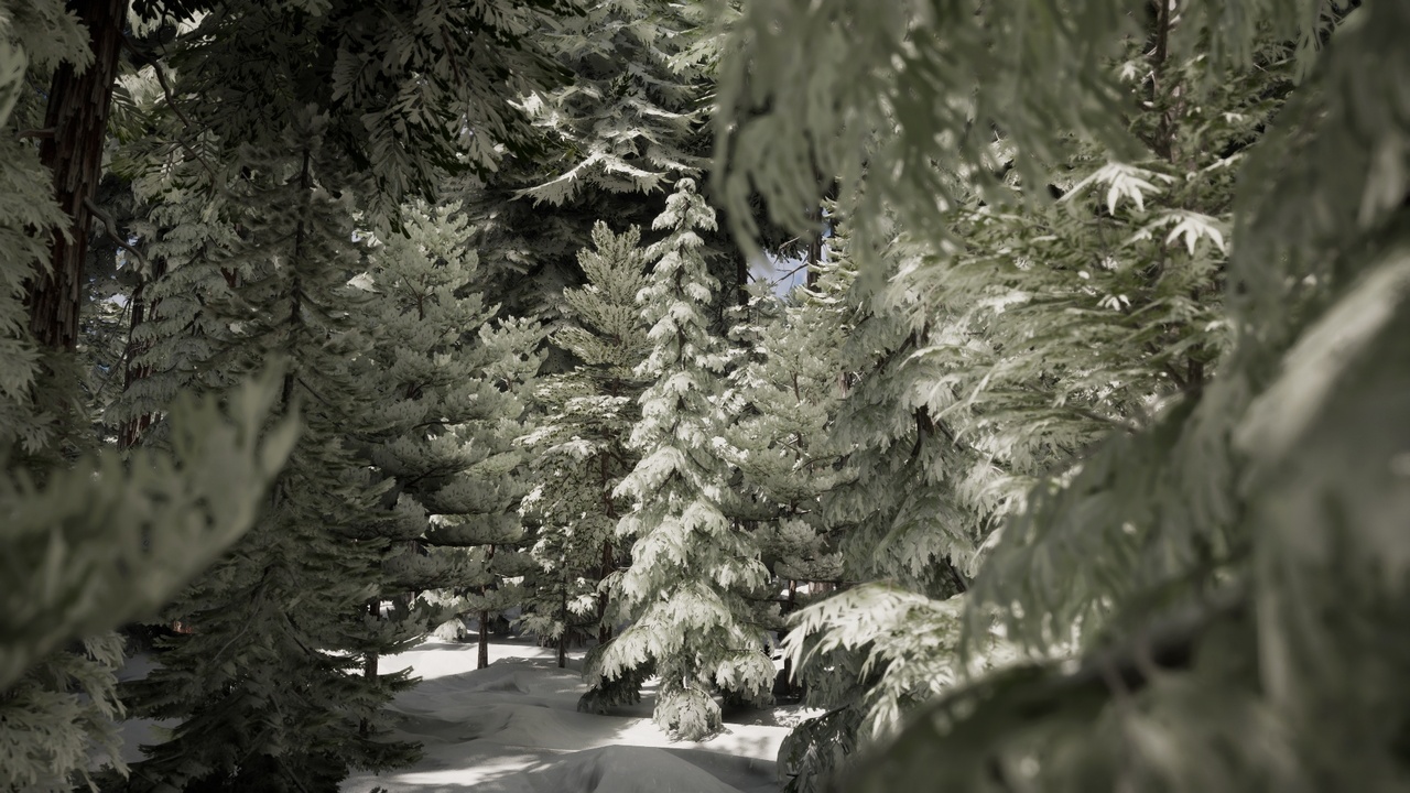 Медиа 1 для объявления Realistic Snow Trees Vol.7
