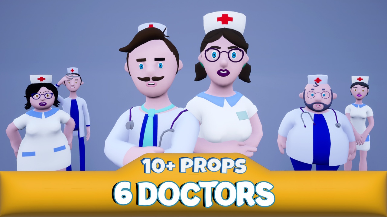 Media 1 for listing Doctor & Nurse Pack with Props