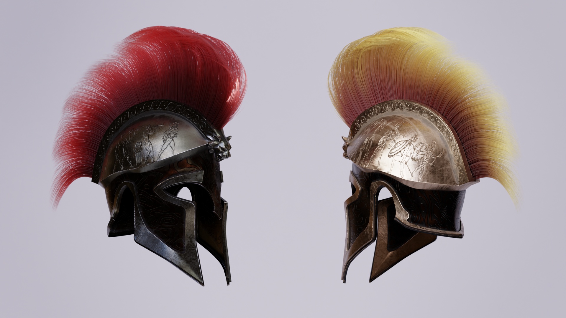 Media 1 for listing Gameready Spartan Helmet "Tiger"