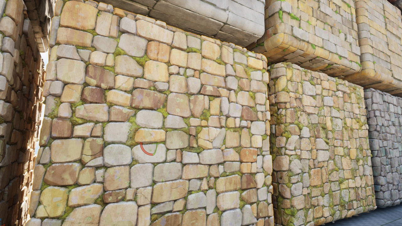 Media 1 for listing Stylized Hand-Painted Materials with tile randomizer