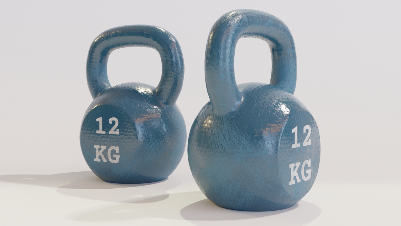 Media 1 for listing Realistic Plastic Kettlebell