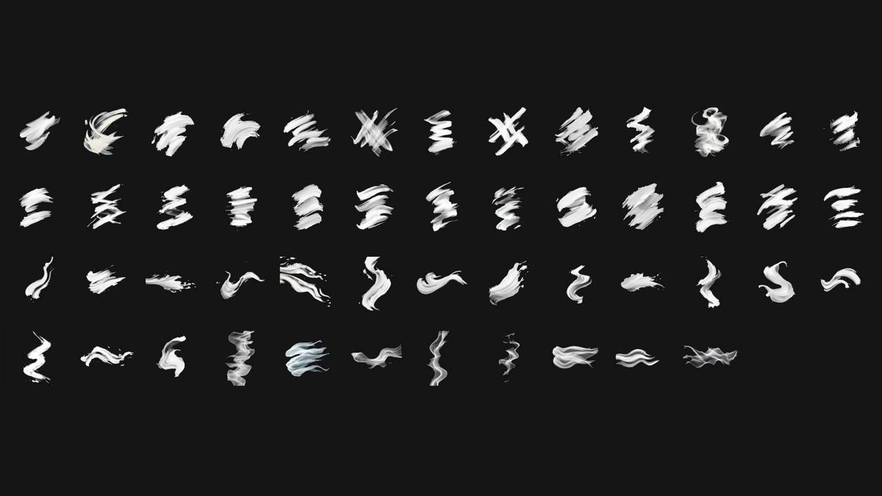 NHC - Stroke Alpha Brushes | Fab