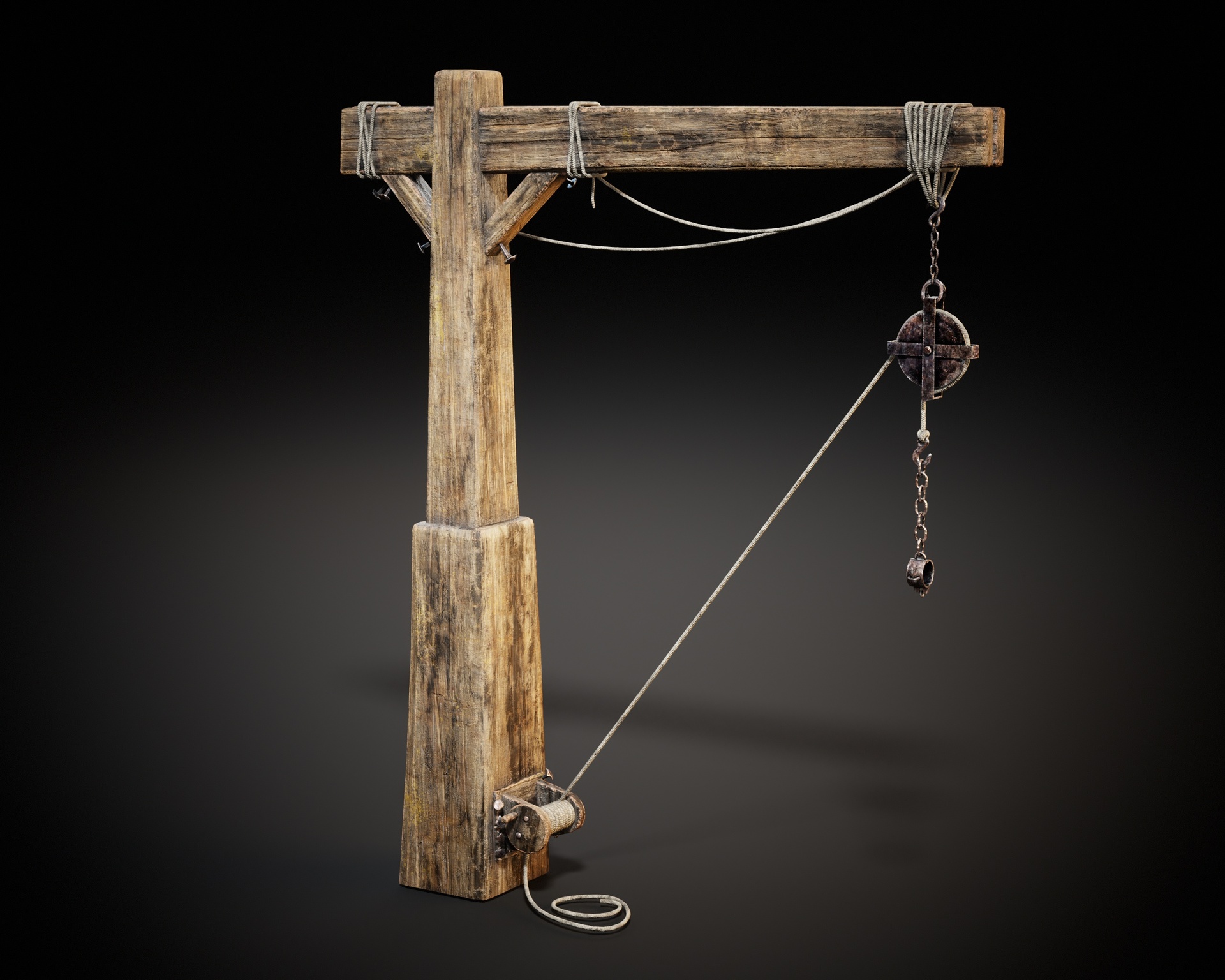 Media 1 for listing Hanging Shackle Crank Pole