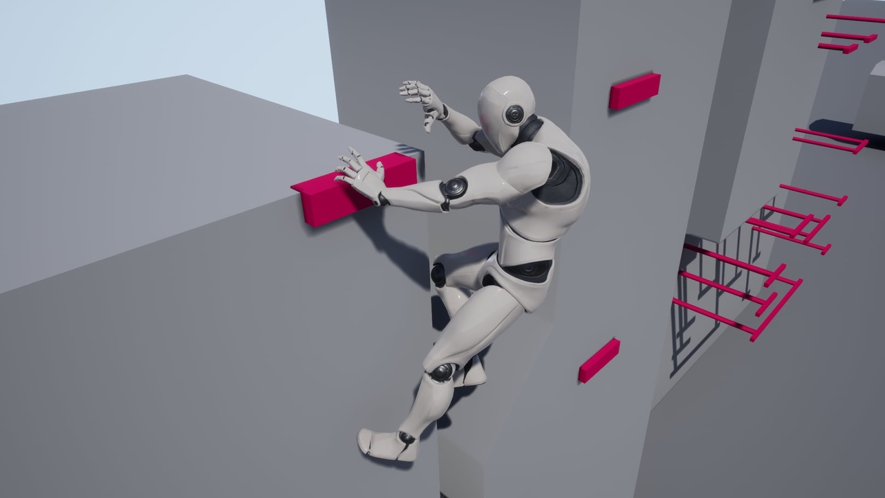 商品 Action Adventure Ledge Climbing Animation Pack 的媒体 1