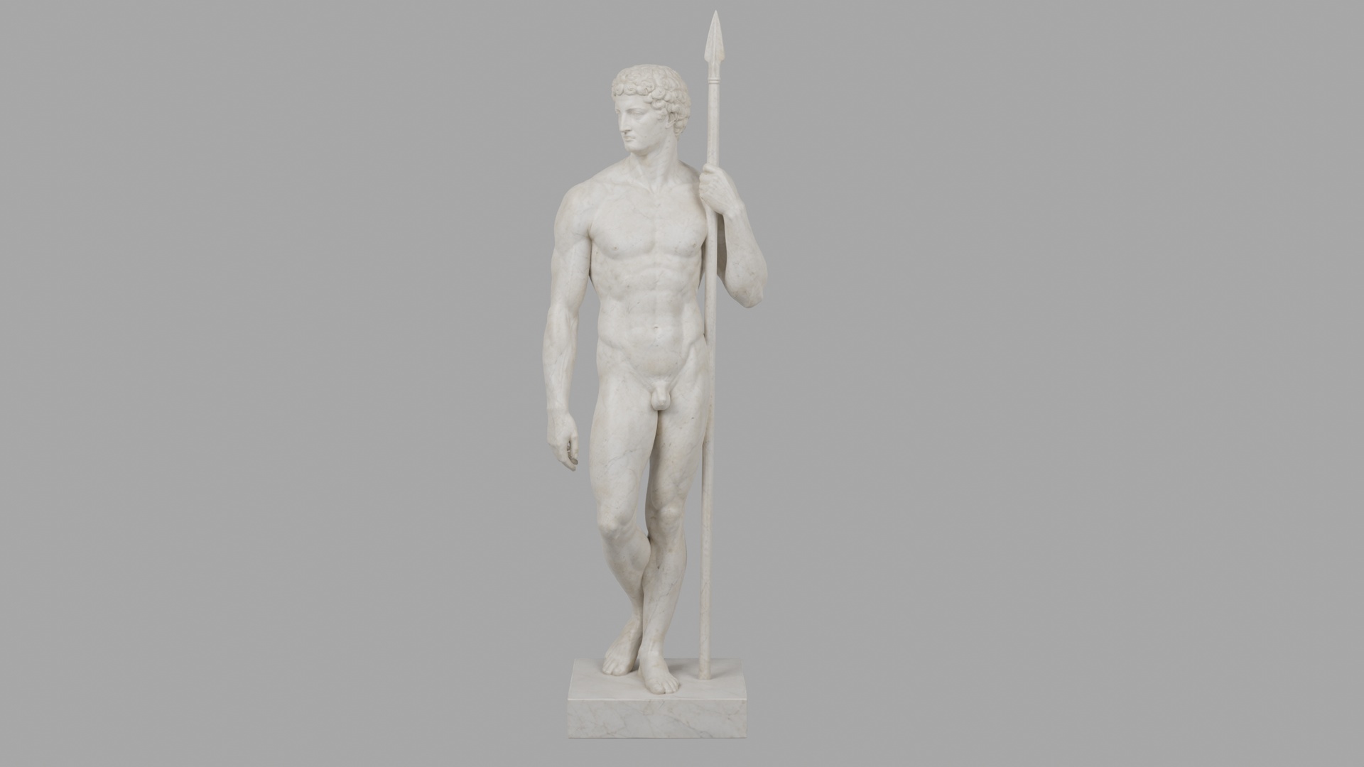 Media 1 for listing Doryphoros – Classical Marble Statue