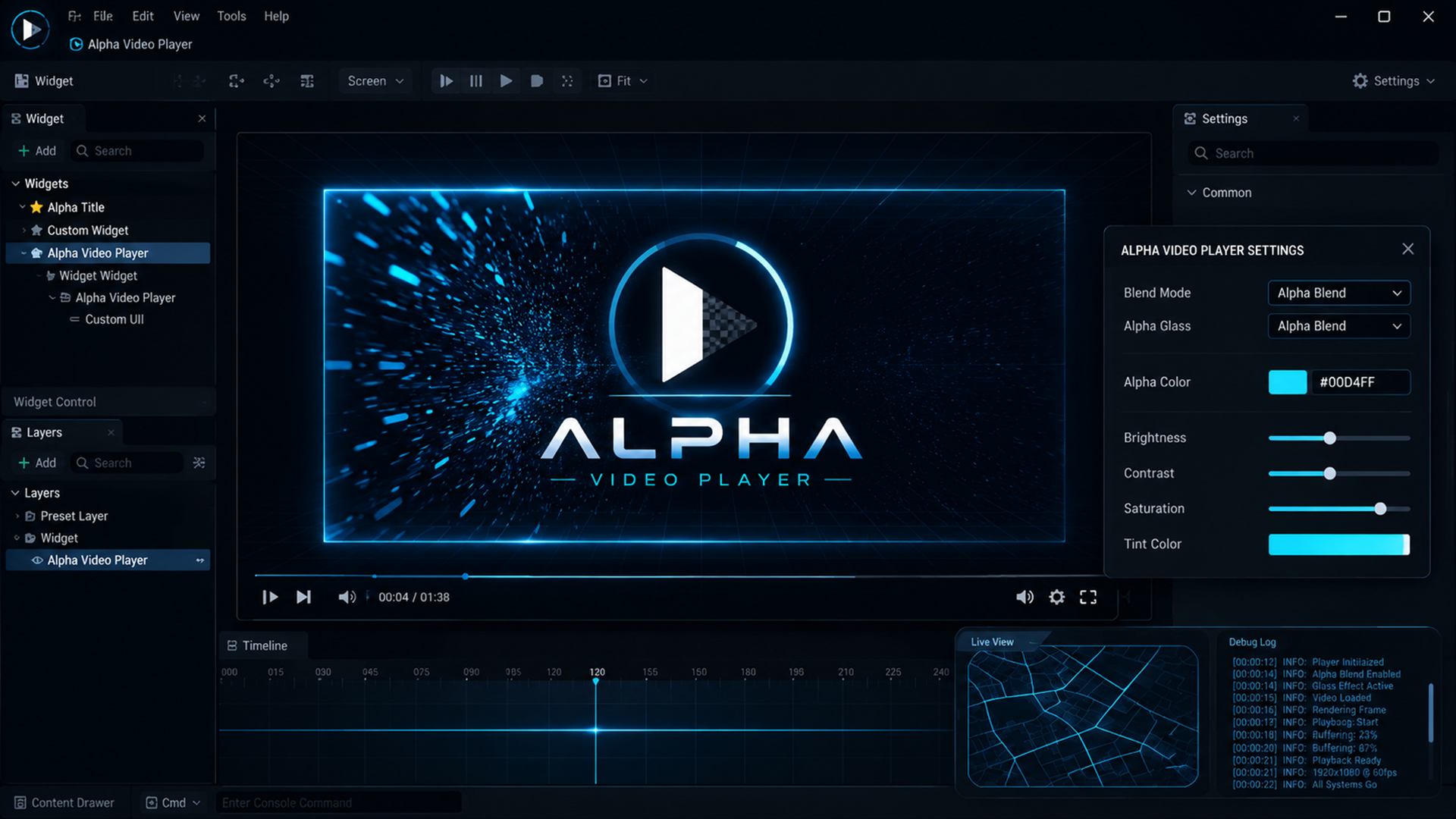 Alpha Video Player — Transparent Video UMG Widget | Fab