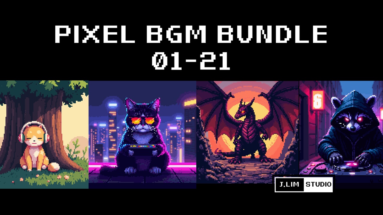 8-Bit BGM Seasons Mega-Bundle (4 Packs / 21 Tracks) 제품 등록을 위한 미디어 1개