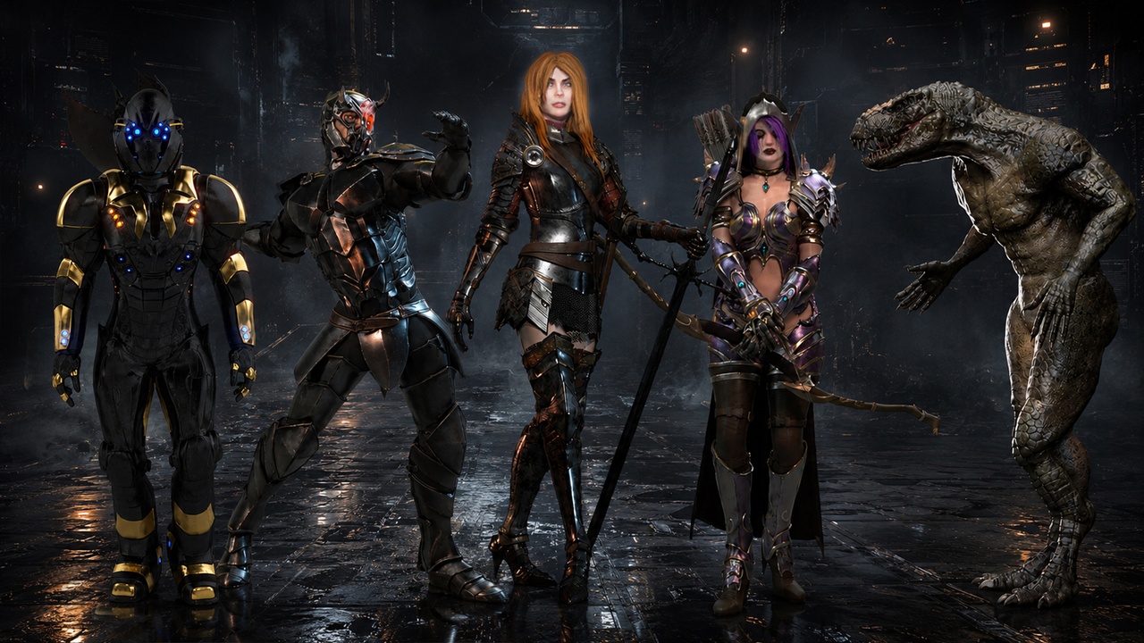 Media 1 for listing Medieval RPG, Sci-Fi & Fantasy Character Pack