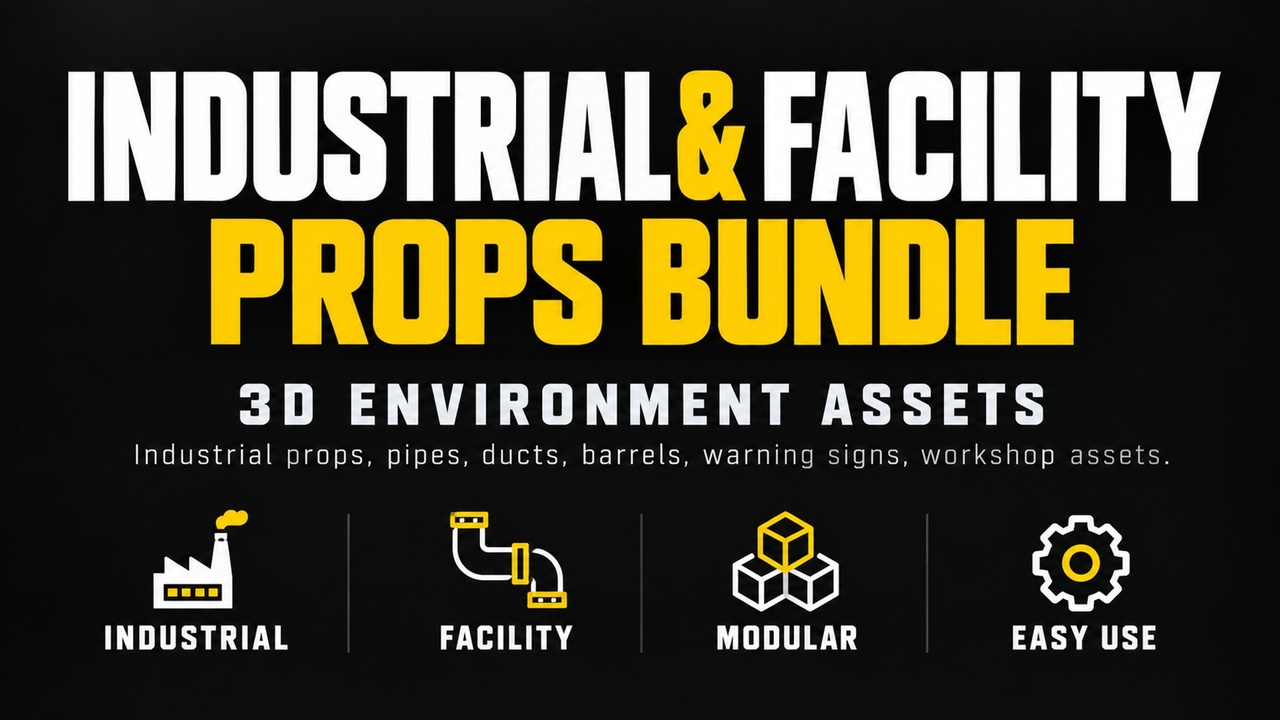 Media 1 for listing INDUSTRIAL & FACILITY PROPS BUNDLE