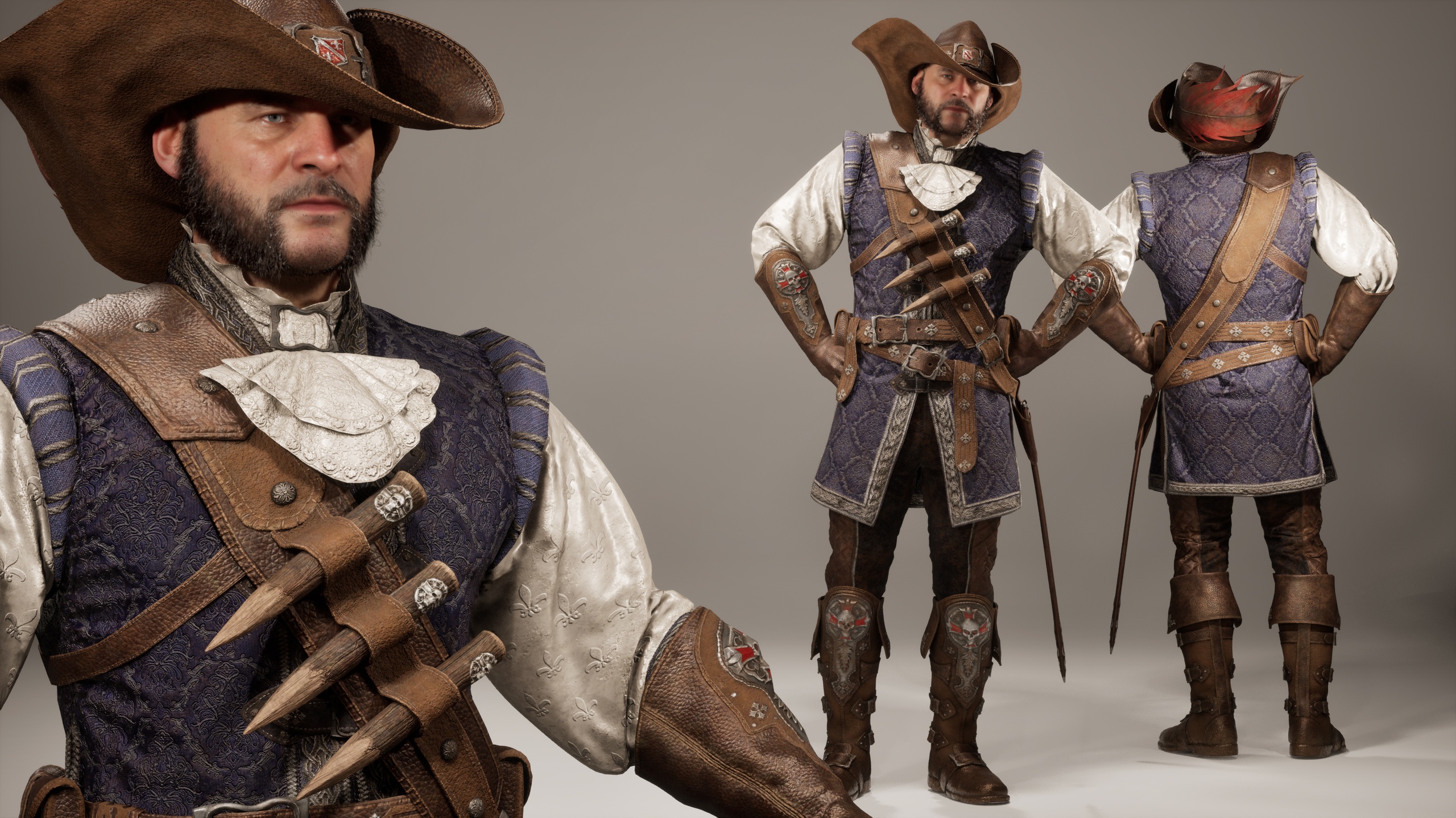 Media 1 for listing The Last Vampire Hunter – Outfit & Sword for MetaHuman