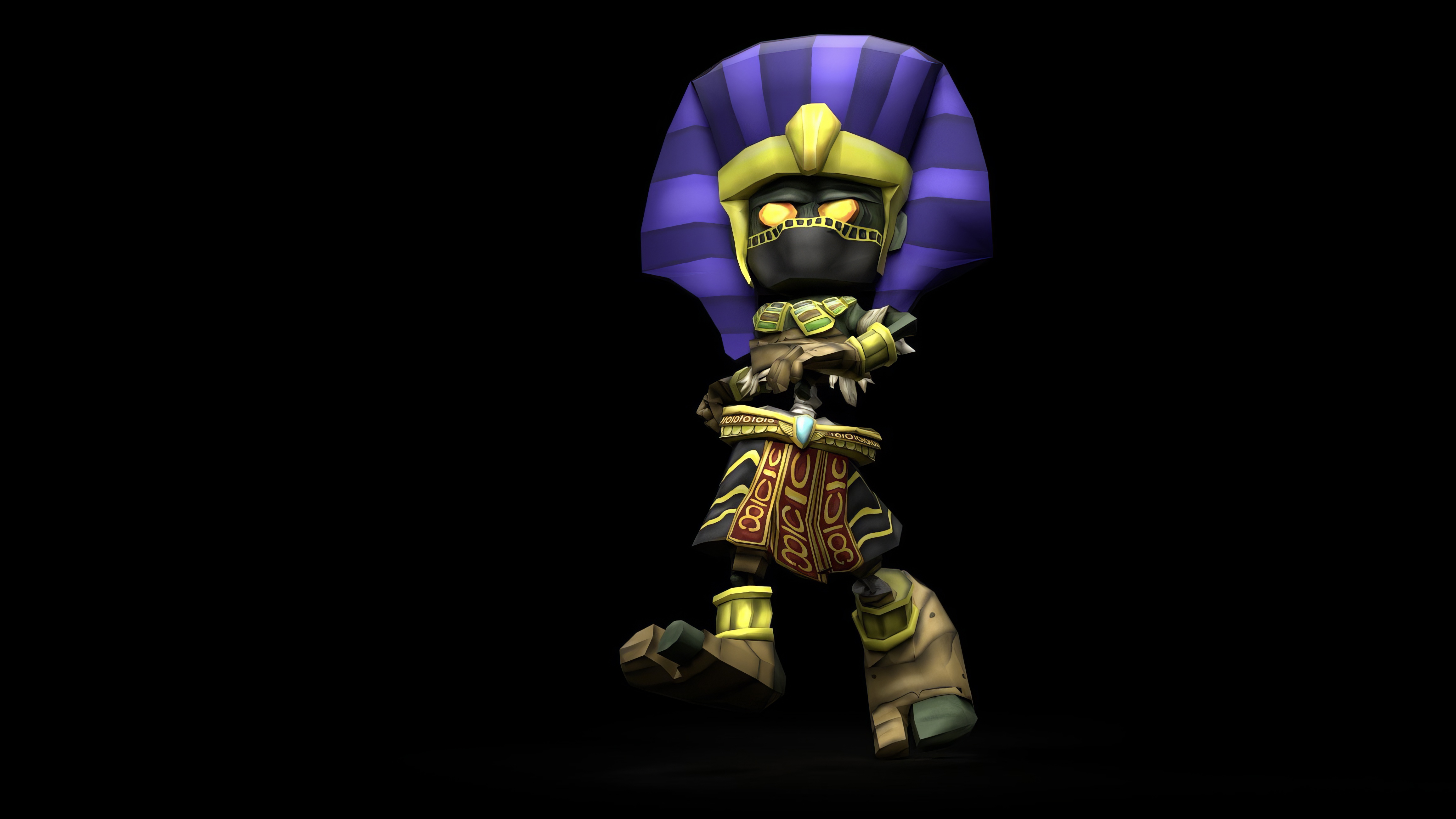 Pharaoh Rage Mode Pharaoh Game Character RIGGED | Fab