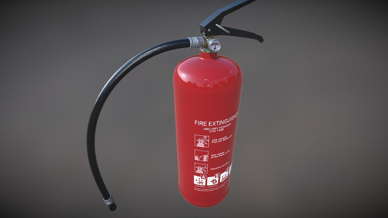 الوسائط 1 للقائمة Fire Extinguisher PBR Game Ready