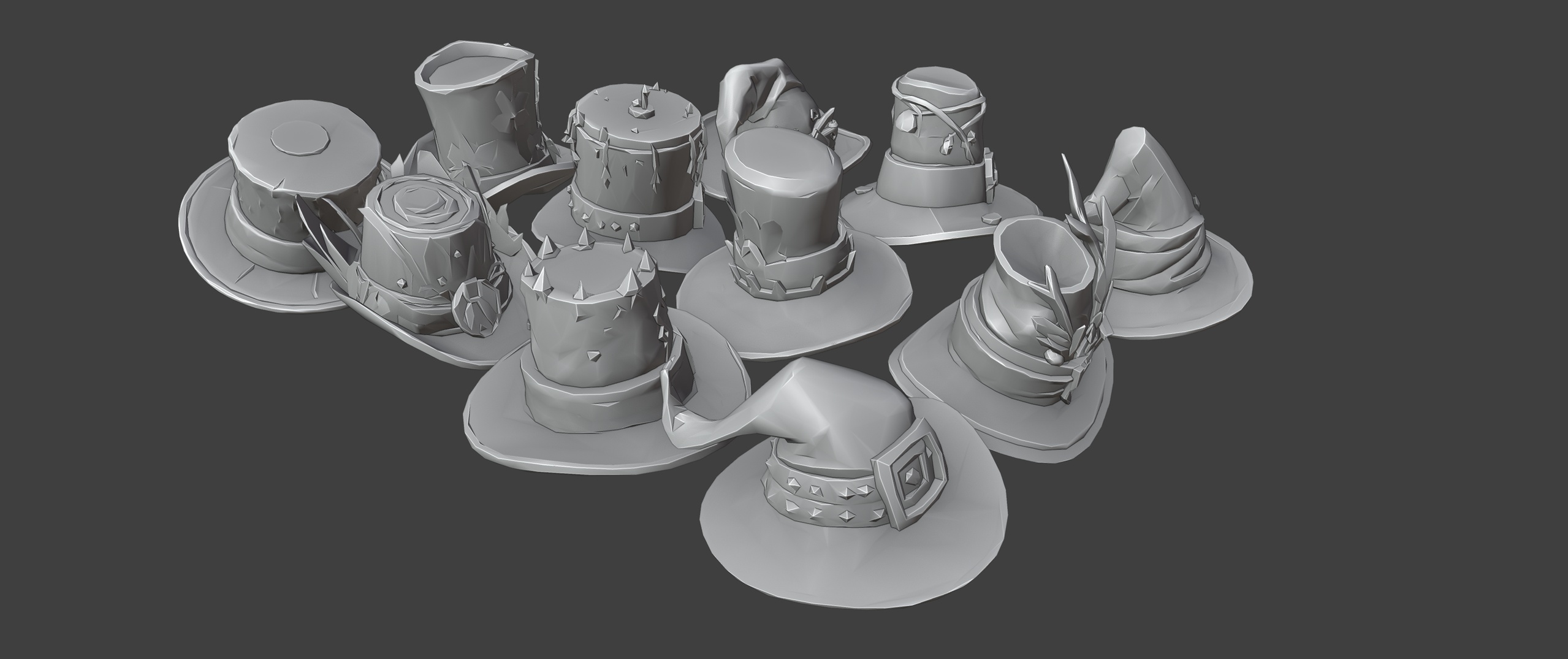 Media 1 for listing Stylized Wizard’s Hats🧙♂️