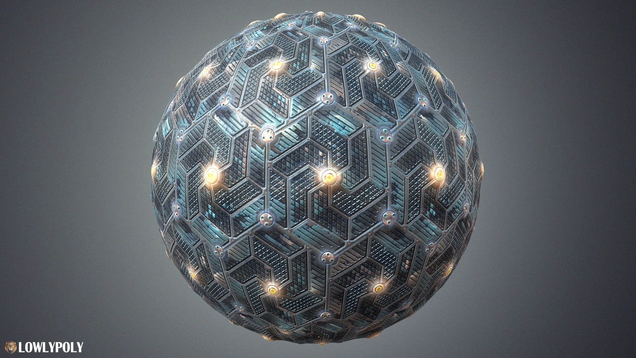 Sci-fi Vol.92 - Stylized Game Textures | Fab