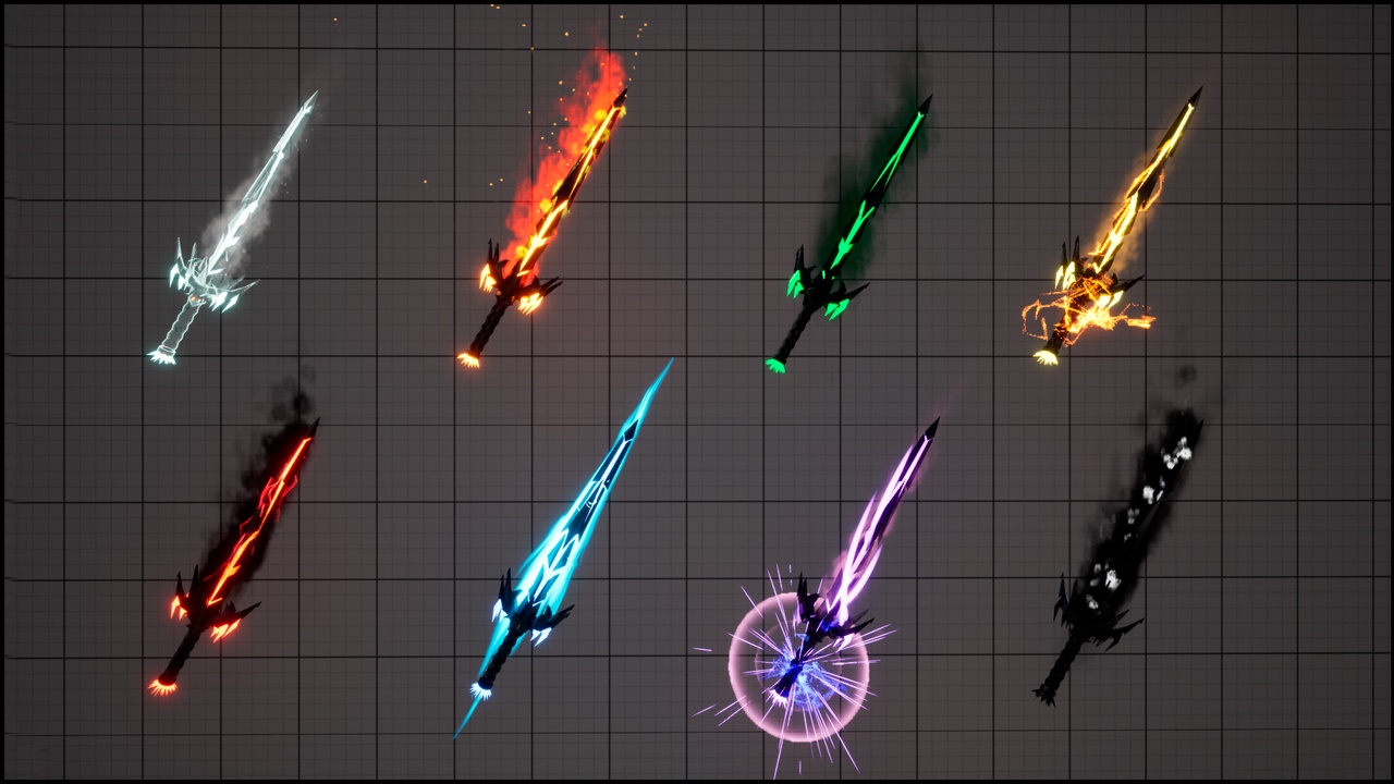 商品 RPG Sword Buffs VFX Pack 的媒体 1